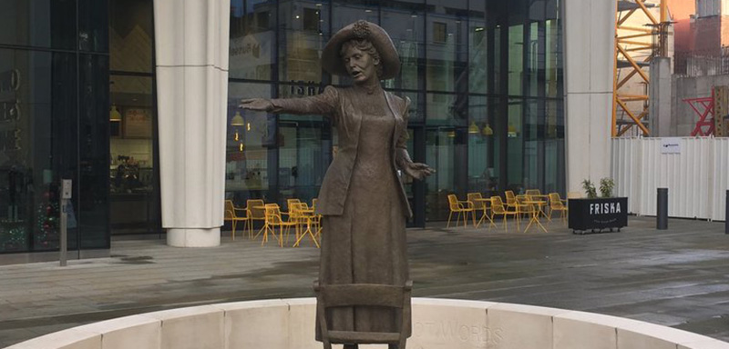 Emmeline Pankhurst Statue in Manchester