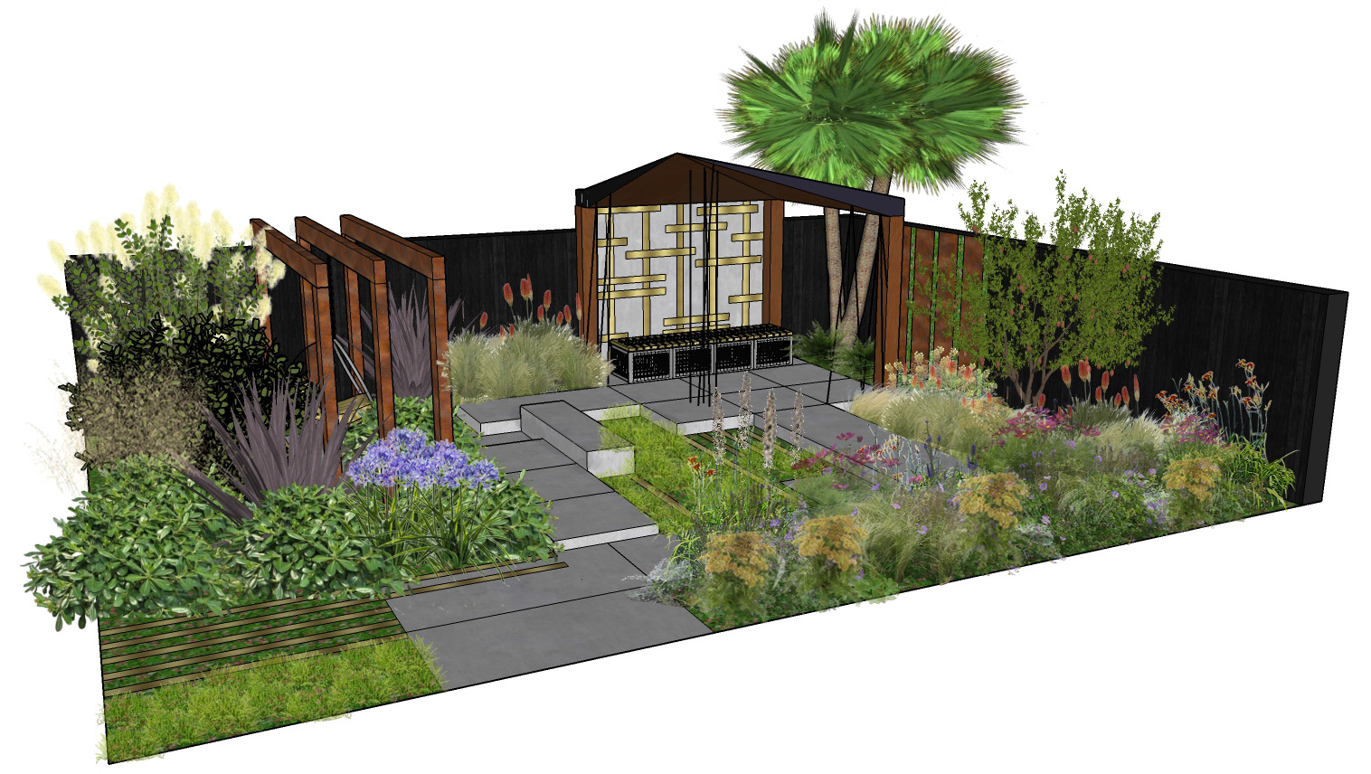 J. Parker's Chained to Tech RHS Tatton Garden Render